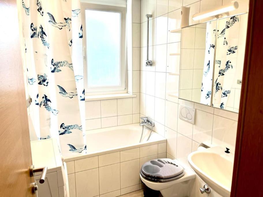 Schoene Wohnung Mit Eigenen Eingang Und Terrasse Gosseling Exteriör bild